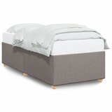 The Living Store Posteljni okvir taupe 90x190 cm blago - Posteljni Okvir, (21523014) | Shoptok.si