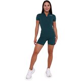 GymBeam ženska majica Ignite Cropped Dark Green 92191