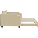  Dnevni krevet krem 90 x 200 cm od tkanine | shoptok.hr