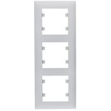 HAGER Okvir 3-struki vertikalni WL5632 sivi | Eponuda.ba