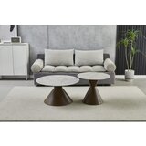 Arti Klub sto CT 6055 Set, Beč ploča /Braon metalno postolje fi800 + fi600mm ( 800-608 ) cene