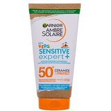 Garnier Ambre Solaire Kids Advanced Sensitive Hypoallergenic Milk SPF50+ losjon za zaščito pred soncem z visoko zaščito 175 ml Cene