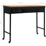  Konzolni stol od MDF-a i jelovine 100 x 33,5 x 80 cm | Eponuda.ba