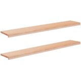  Prozorske klupice 2 kom. Prirodna 160 x 25 x 2 cm | shoptok.hr