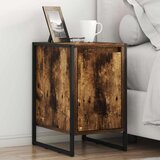 vidaXL Nočna omarica 2 pcs Dimni hrast 39,5 x 30 x 50 cm | Shoptok.si