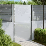 vidaXL Vrtna vrata 100 x 200 cm od nehrđajućeg čelika