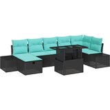  Sjedeća garnitura za vrt 8 kom. poliratan Siva 55 x 55 x 37 cm | Shoptok.si
