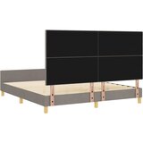  Krevetna konstrukcija Sivo-smeđa 180 x 200 cm tkanina | shoptok.hr