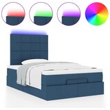  Otomanski krevet s madracem i LED plavi 120x200 cm tkanine | shoptok.hr