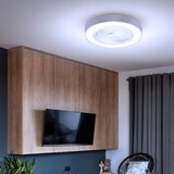  Brilagi-LED prigušiva LED svetiljka sa ventilatorom, 30W, 230V, 3000-6500K, bela + daljinski upravljač | Eponuda.com