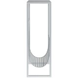  Stalak za časopise srebrni 35 x 15 x 45 cm čelični | shoptok.hr