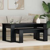  Set stolića za kavu 2 pcs Crni hrast Konstruirano drvo | shoptok.hr