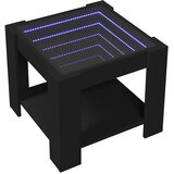  Stolić za kavu LED crni 53x53x45 cm od konstruiranog drva | Eponuda.ba