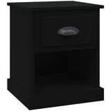 Maison Chic Nočna omarica - Nočna miza črna 39x39x47,5 cm inženirski les, (21688366) Cene