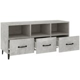 TV ormarić boja betona 102 x 35 x 50 cm od konstruiranog drva | shoptok.hr