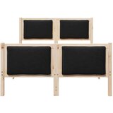  Okvir za krevet s uzglavljem Crna 120 x 200 cm tkanina | shoptok.hr