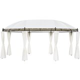 vidaXL Paviljon kremno bel 530x350x265 cm | Shoptok.si