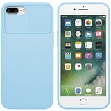 Cadorabo Ohišje, združljiv z Apple v Bonbon Light Blue - Zaščitni pokrov, narejen iz fleksibilnega silikona TPU in z zaščito pred kamero, (20593723) Cene