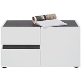 Voleo GARDEROBNA KLOP antracit, bela | Shoptok.si