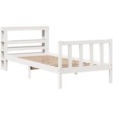 vidaXL Okvir kreveta bez madraca bijeli 90 x 190 cm masivna borovina | shoptok.hr