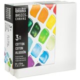 LIQUITEX Basics Slikarsko platno sa drvenim okvirom (20 x 20 x 1,8 cm, Pamuk, Trostruko grundirano) | shoptok.hr