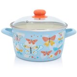 Metalac duboka posuda Leptirići plavi, 20cm/3,5lit | shoptok.hr