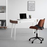 Mömax pisalna miza capri - exklusiv- imitacija hrasta/bela barva | Shoptok.si