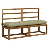  Jastučić za klupu VIANEN 100% poliester Svijetlo zelena - Svijetlo zelena 150 x 40 x 12 cm | shoptok.hr