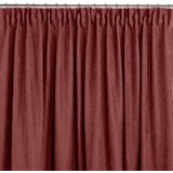  Curtain MILANA color coral style classic dragon tape transparent 5 cm chenille 220x300 HOMEDE | shoptok.hr