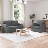 SOFA 2 pcs Tamno siva Metal | shoptok.hr