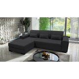 MID.YOU KOTNA SEDEŽNA GARNITURA, struktura, bouclé temno siva | Shoptok.si