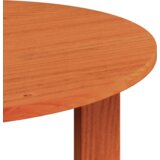  Klubska miza 3 pcs Voščeno rjava 47.5 x 47.5 x 27 cm, (5000073399) | Shoptok.si