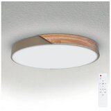 Brilagi LED prigušiva svetiljka PILANA LED/60W/230V hrast/bež prečnik 60 cm + daljinski upravljač Cene