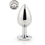 DREAMTOYS analni čep gleaming love silver large | Shoptok.si