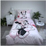 Jerry Fabrics Rožnata enojna bombažna otroška posteljnina 140x200 cm Minnie "Balloon" – | Shoptok.si