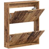  Ormar za cipele na zidu HAARLEM 71 x 17 x 86 cm Staro drvo | shoptok.hr