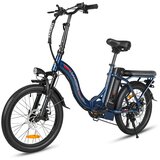 Samebike Zložljivo mestno električno kolo CY20, kolo z 20" naperami, 350 W 36 V 13 Ah, temno modro, (21960421) | Shoptok.si