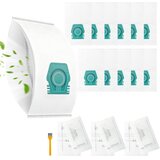 INF Komplet 12 vrečk za prah, združljivo z Miele in Guard1 Hoover White+green, (5000286679) | Shoptok.si