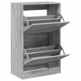 vidaXL Omarica za čevlje siva sonoma 60x34x96,5 cm inženirski les, (21025200) Cene