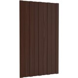 Krovni panel 36 pcs Smeđa 80 x 45 cm Pocinčani čelik - Smeđa 80 x 45 cm 36 | shoptok.hr