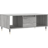 Maison Chic Klubska mizica - kavna mizica - Nizka mizica siva sonoma 90x50x36,5 cm inženirski les, (21752530) Cene
