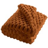 Douceur d intérieur Svjetlo smeđa deka od mikropliša 220x240 cm Frosty – Cijene