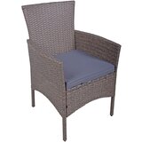 Garden Pleasure Tamno smeđi vrtni blagovaonski set od umjetnog ratana za 2 osobe Dakota – | shoptok.hr