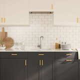  Ročaji za omarico 20 kosov zlati 96 mm nerjaveče jeklo, (5000132057) | Shoptok.si