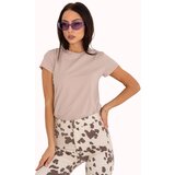 BASIC Feel Good T-shirt-RV-TS-4623.10-beige | shoptok.hr