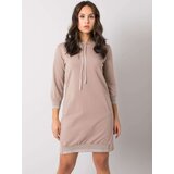 RUE PARIS Dress-RV-SK-7355.93-dark beige | shoptok.hr