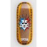 Opera Skateboards Fatties Torn Spike Ex7 12" Skateboard deska brown / yellow Cene