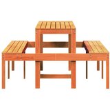  Stol za piknik voštano smeđi 160 x 134 x 75 cm masivna borovina | shoptok.hr