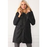 PLAIN BLACK Z0090 DEWBERRY FAUX FÜR INSIDE WOMAN COAT Cijene