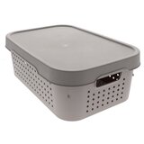 QUTU Korpa za odlaganje sa poklopcem 11l bež | Eponuda.ba